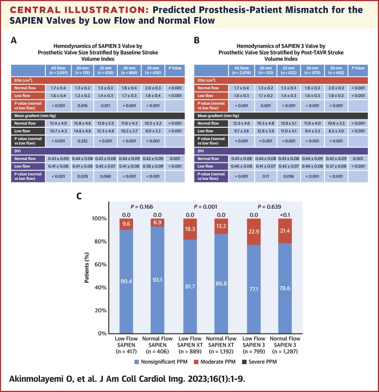 Clinical and Echocardiographic Characteristics of Flow-Based Classification Following Balloon-Expandable Transcatheter Heart Valve in PARTNER Trials