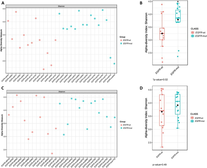 Gastrointestinal microbiota profile and clinical correlations in advanced EGFR-WT and EGFR-mutant non-small cell lung cancer - BMC Cancer