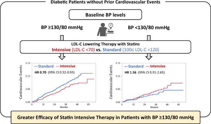 Efficacy of intensive lipid-lowering therapy with statins stratified by blood pressure levels in patients with type 2 diabetes mellitus and retinopathy: Insight from the EMPATHY study - Hypertension Research