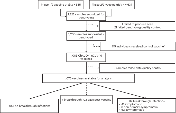 Human leukocyte antigen alleles associate with COVID-19 vaccine immunogenicity and risk of breakthrough infection - Nature Medicine