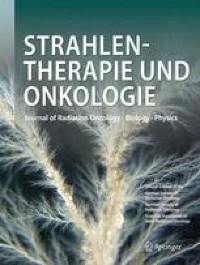 Radiomics-based prognosis classification for high-risk prostate cancer treated with radiotherapy - Strahlentherapie und Onkologie