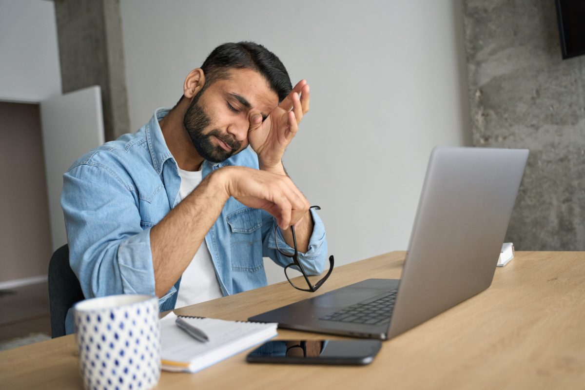 Association Between Computer Vision Syndrome, Insomnia, and Migraine Among Lebanese Adults: The Mediating Effect of Stress