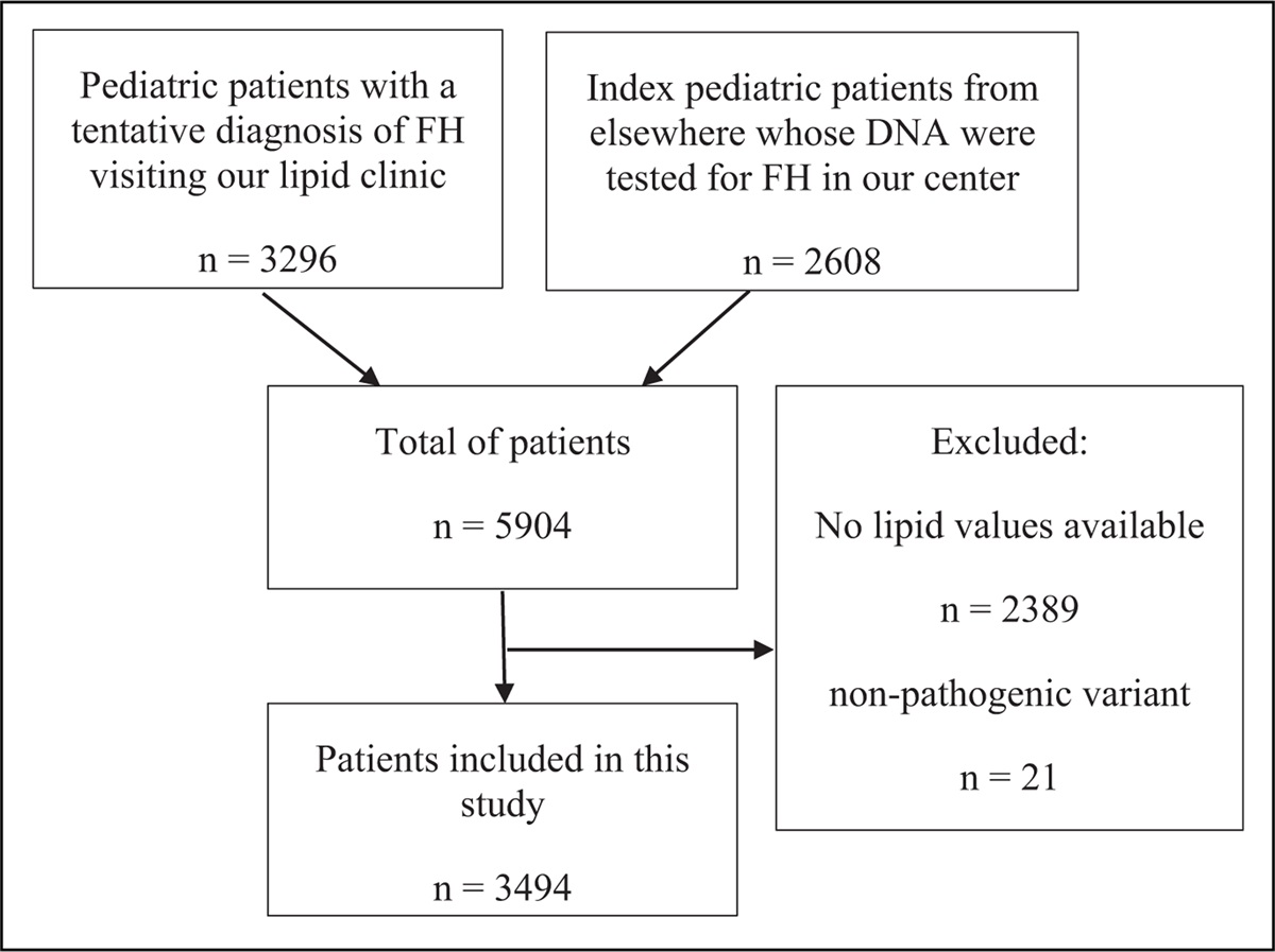 Genotype–phenotype correlation in a large cohort of pediatric patients with heterozygous and homozygous familial hypercholesterolemia