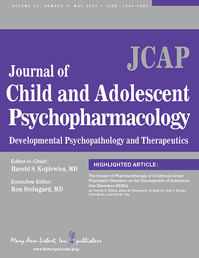 The Impact of Pharmacotherapy of Childhood-Onset Psychiatric Disorders on the Development of Substance Use Disorders | Journal of Child and Adolescent Psychopharmacology