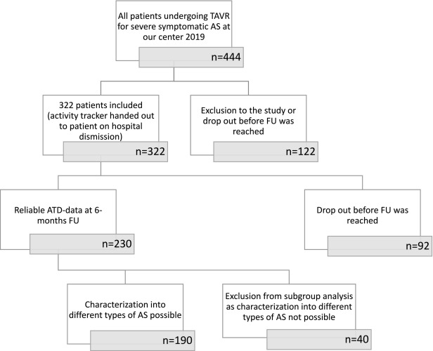 Quantification of physical activity with prospective activity tracking after transfemoral aortic valve replacement